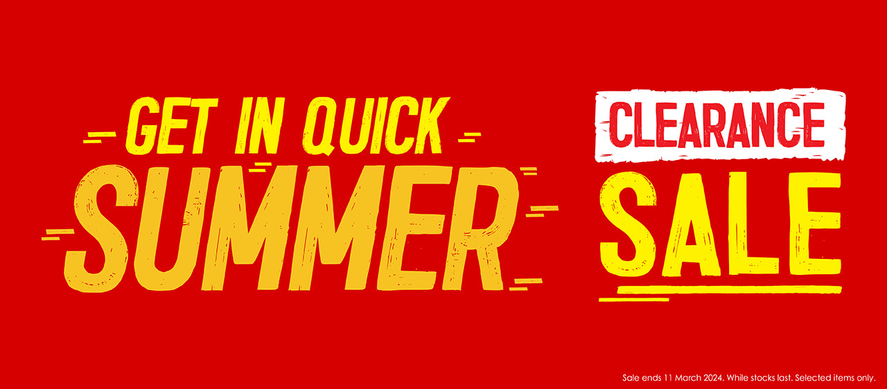 Get In Quick Summer Clearance Sale 