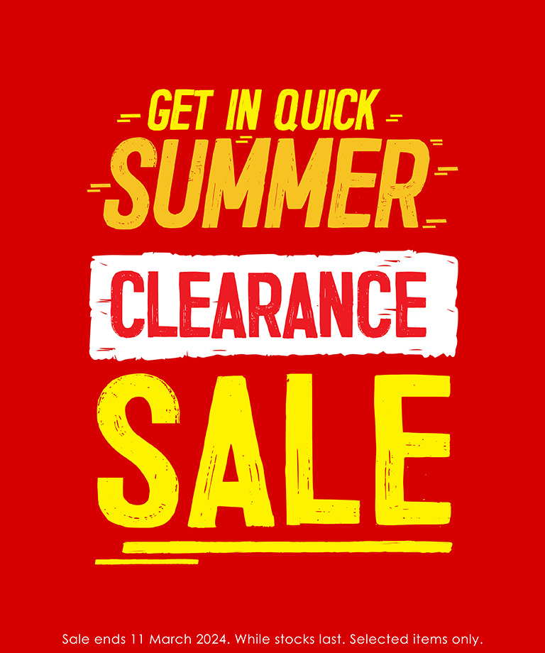 Get In Quick Summer Clearance Sale 