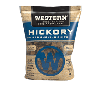 Western Premium Smoking Wood Chips - Hickory