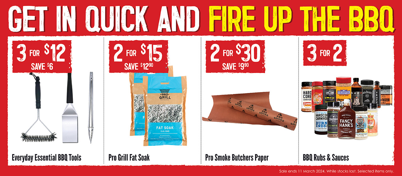 Get In Quick and Fire Up the BBQ with BBQ Accessories 