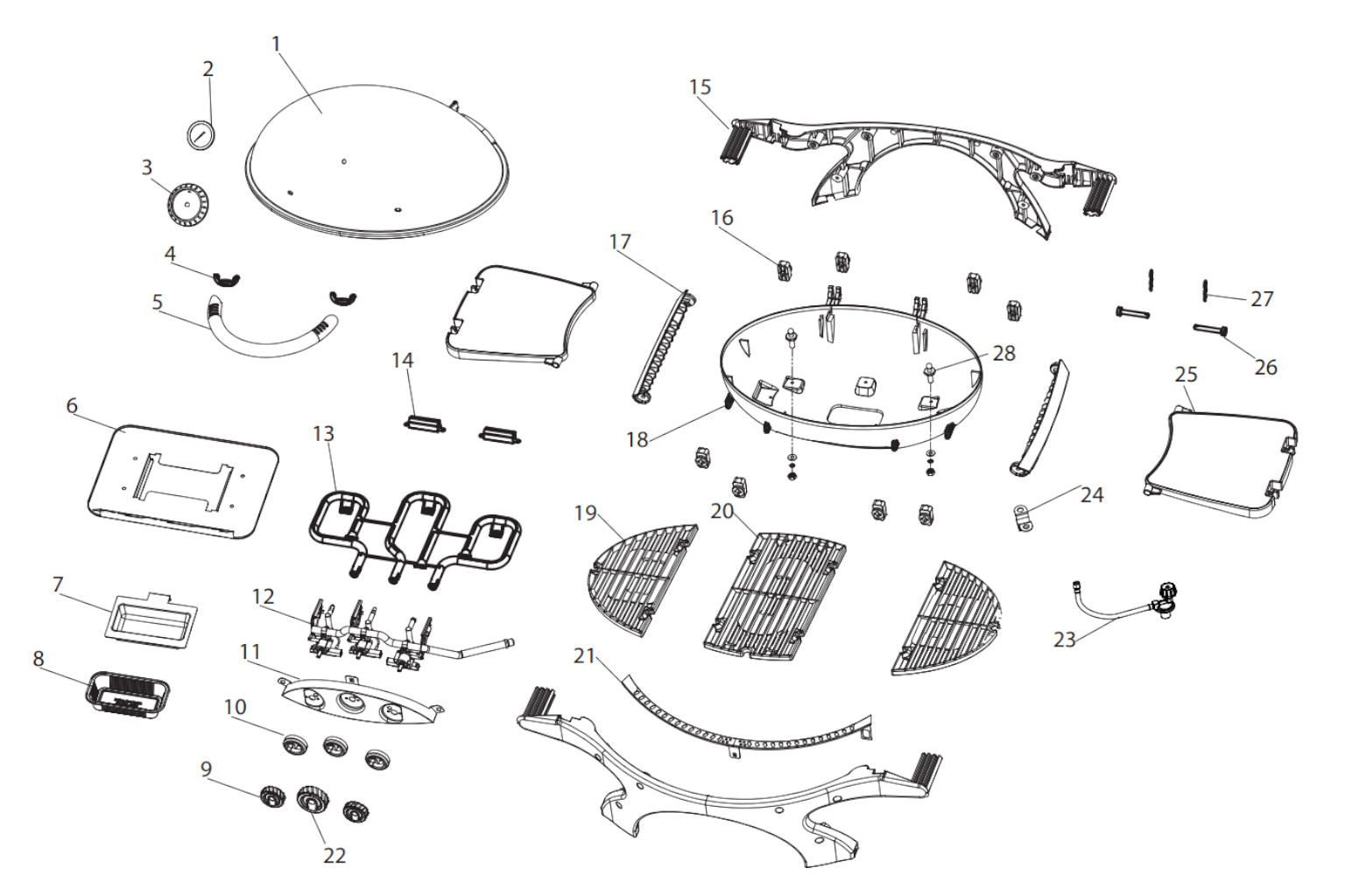 Spare Parts for Ziggy Classic Triple Grill