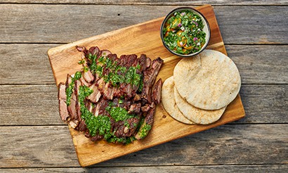 Smoked Lamb Shoulder with Coriander Sauce