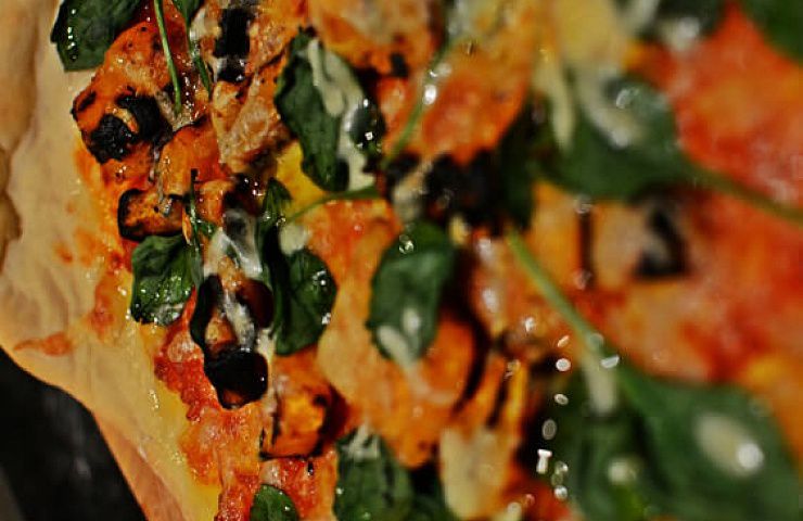 Pumpkin, Spinach & Goat’s Cheese Pizza
