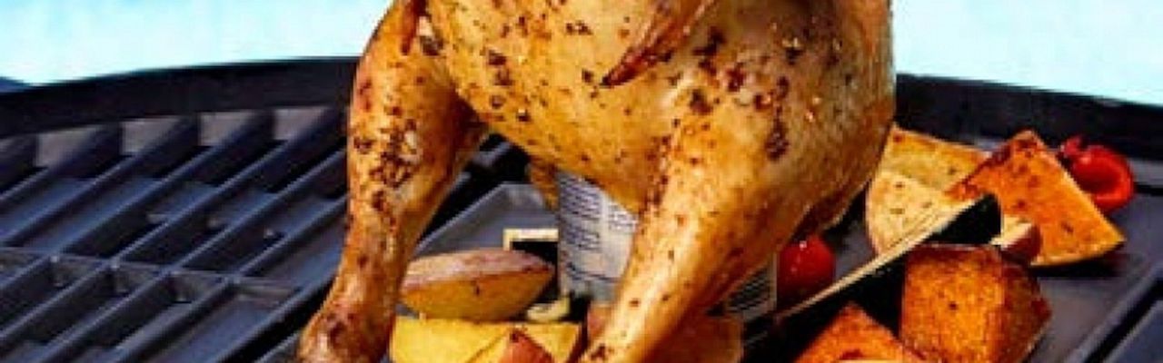 Beer-Can Roast Chicken