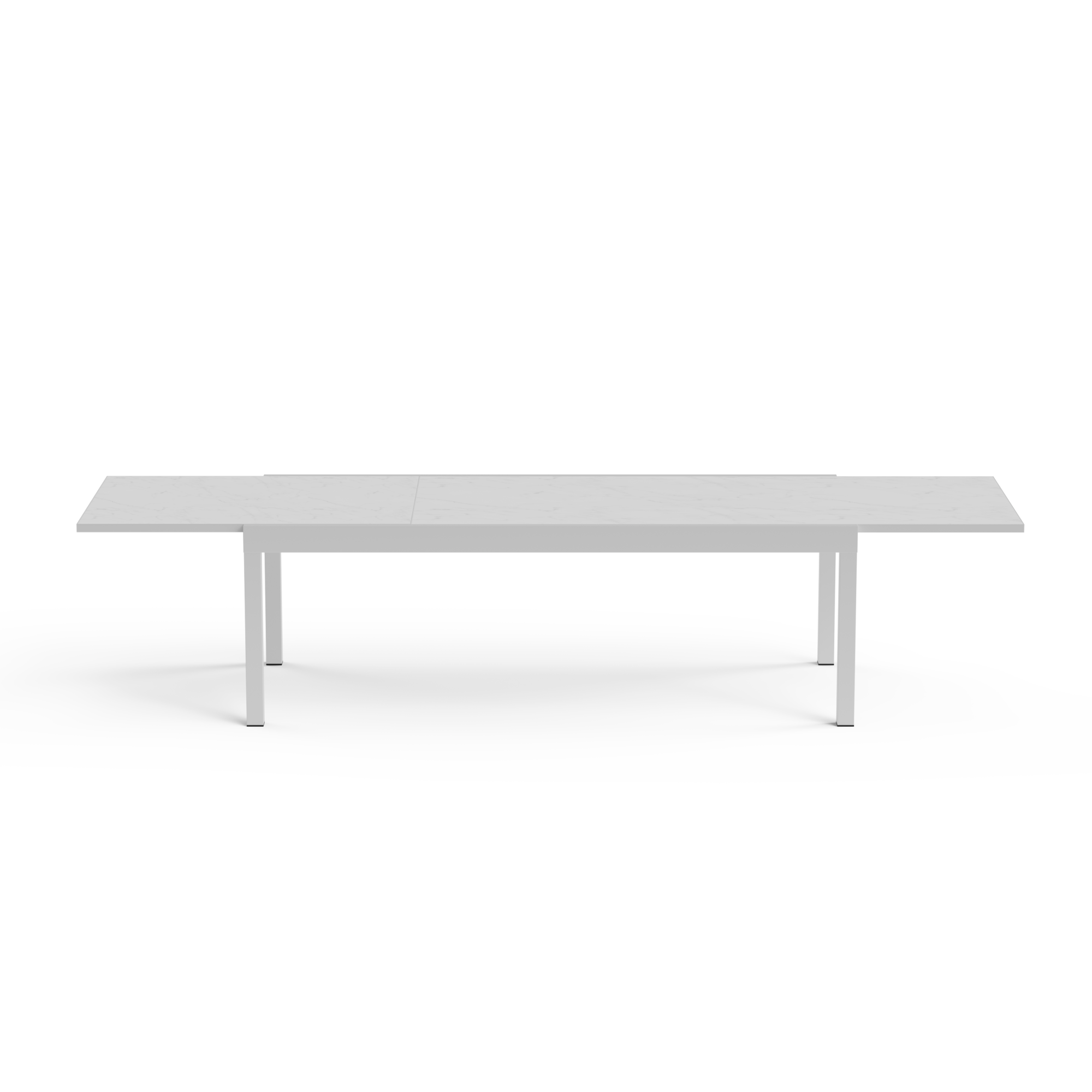 Sinta Extension Dining Table 240cm - White, White, hi-res image number null
