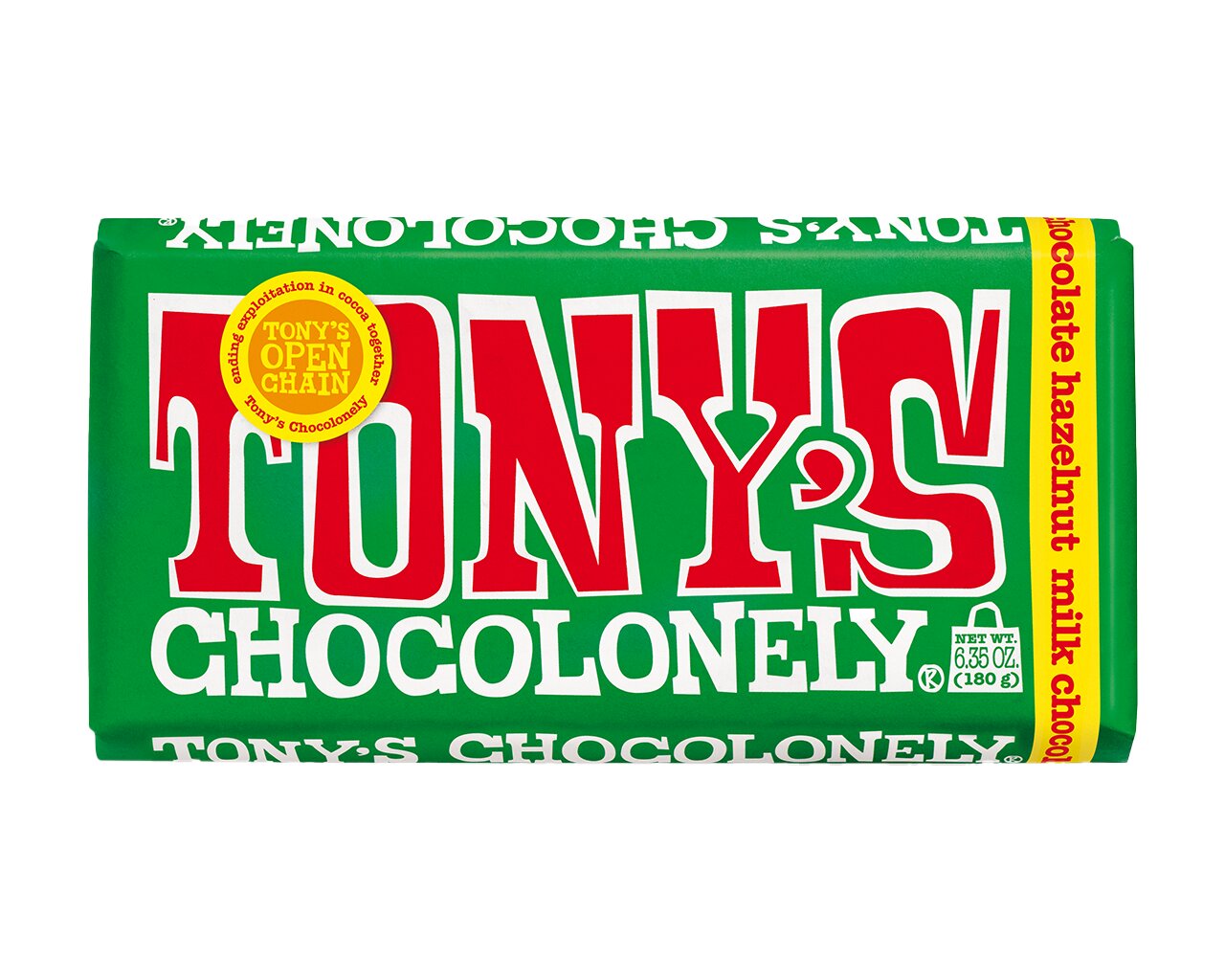 Tony'S Chocolonely Milk Hazelnut 180G, , hi-res image number null