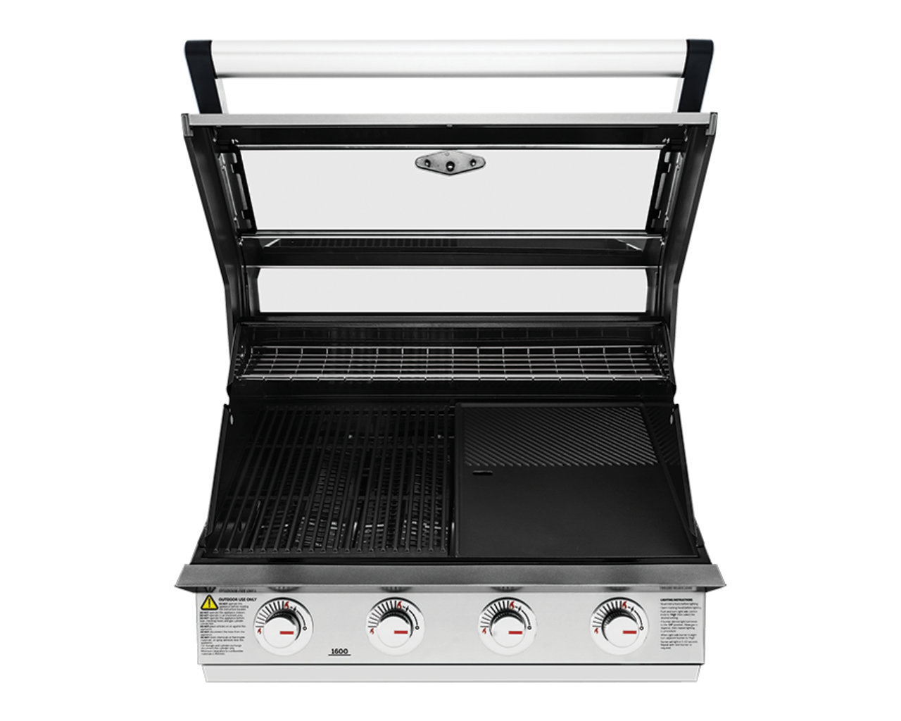 BeefEater 1600 Series 4 Burner Stainless Steel Build In BBQ, , hi-res image number null