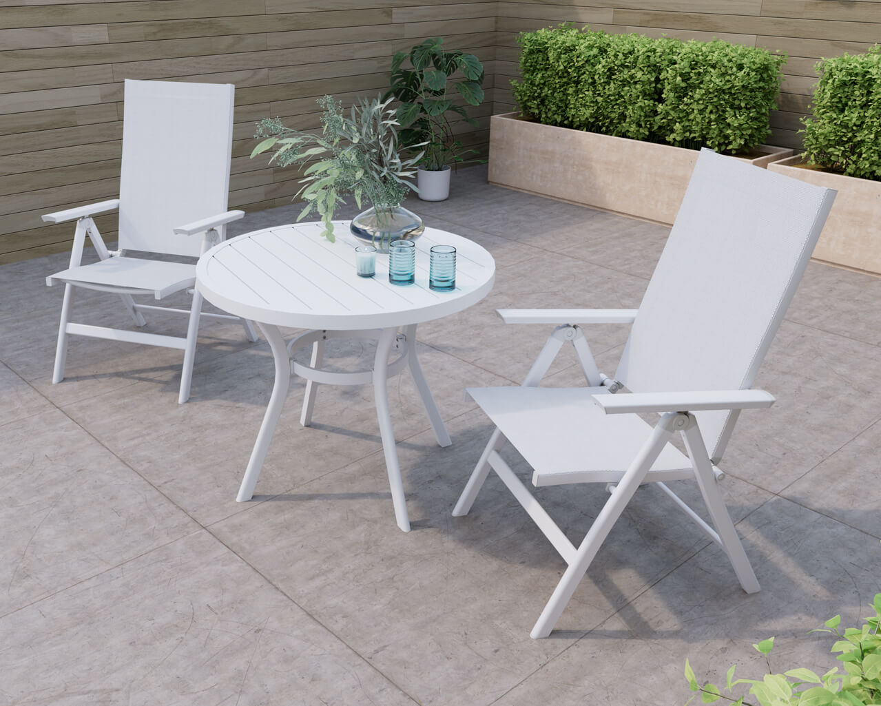 Frankie-Jette 3 Piece Chat Setting - Bone, , hi-res image number null