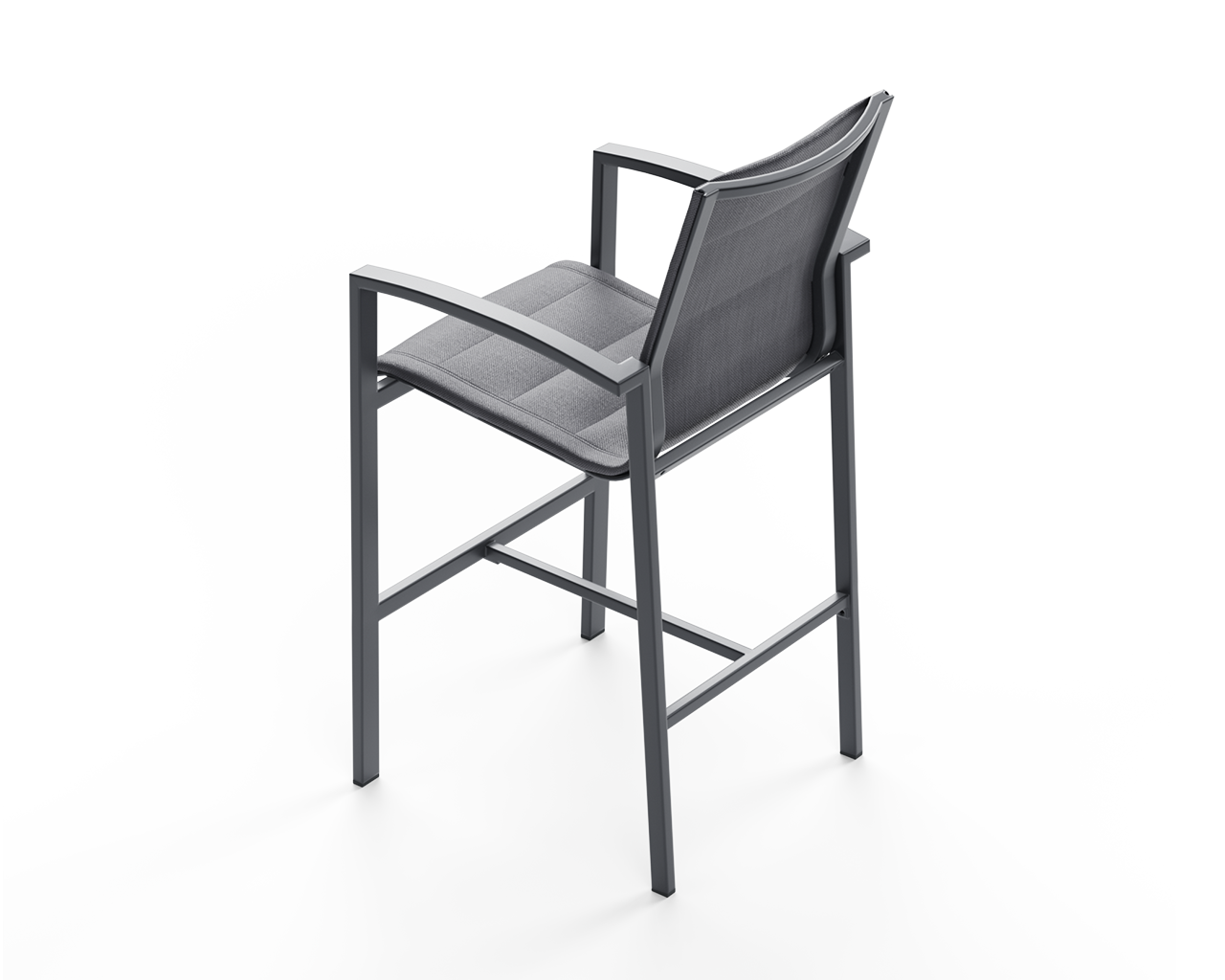 Boston Bar Chair - Gunmetal Grey, Gunmetal Grey, hi-res image number null