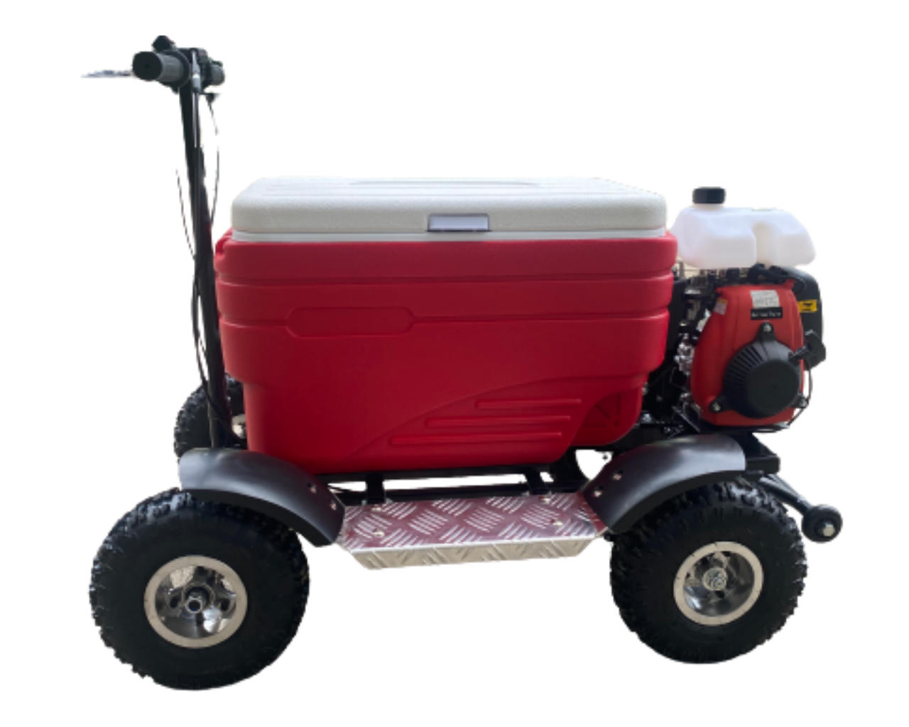 Motorised 49cc Ride On Cooler Scooter, Red, small-swatch