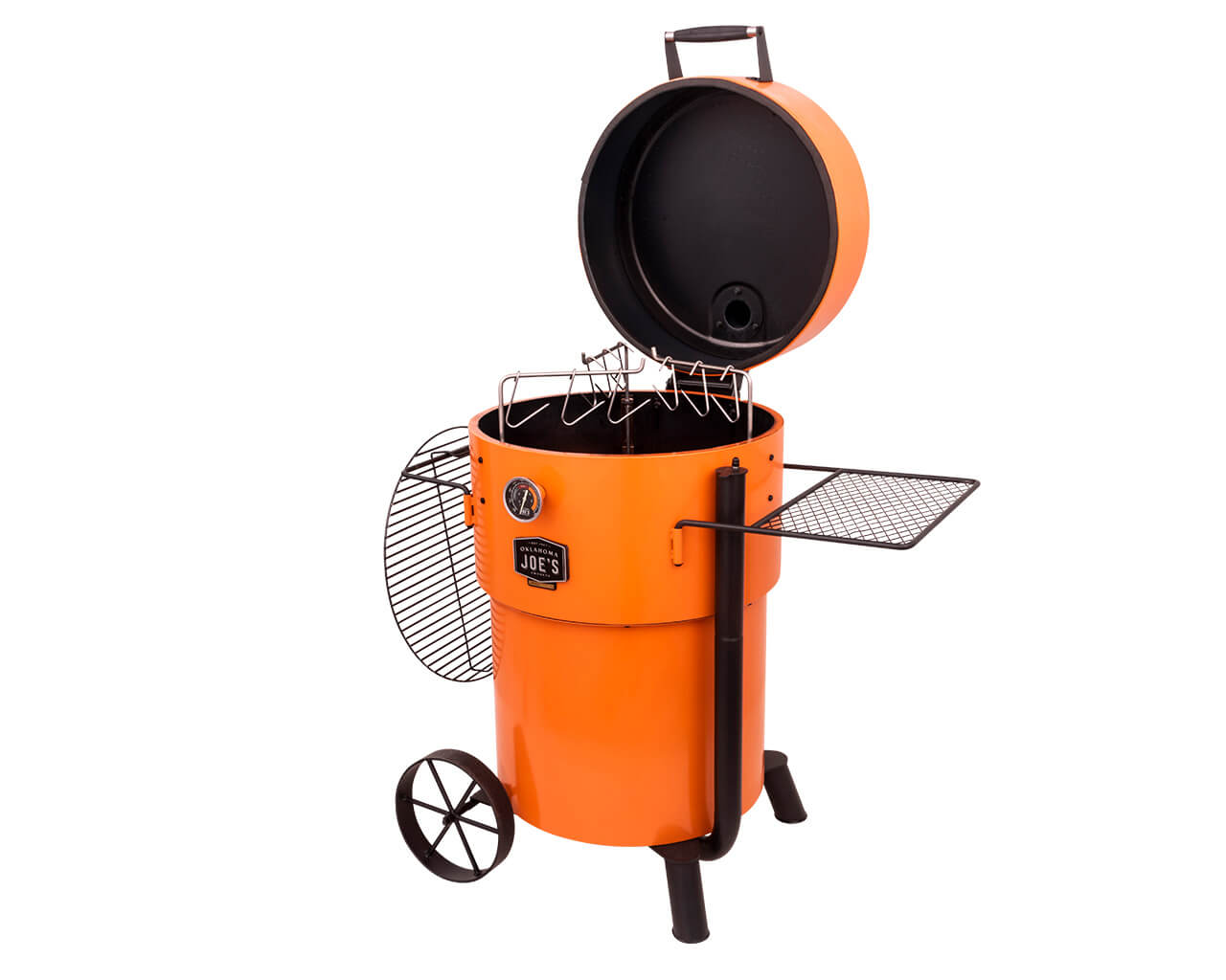 Oklahoma Joe’s Bronco Pro Drum Smoker - Orange, Orange, hi-res image number null