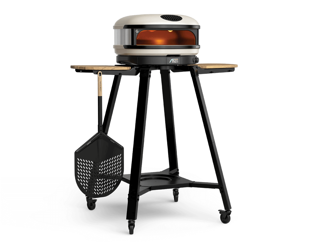 Gozney Arc XL Essentials Bundle Portable Pizza Oven with Stand and Pizza Peel - Bone, Bone, hi-res image number null