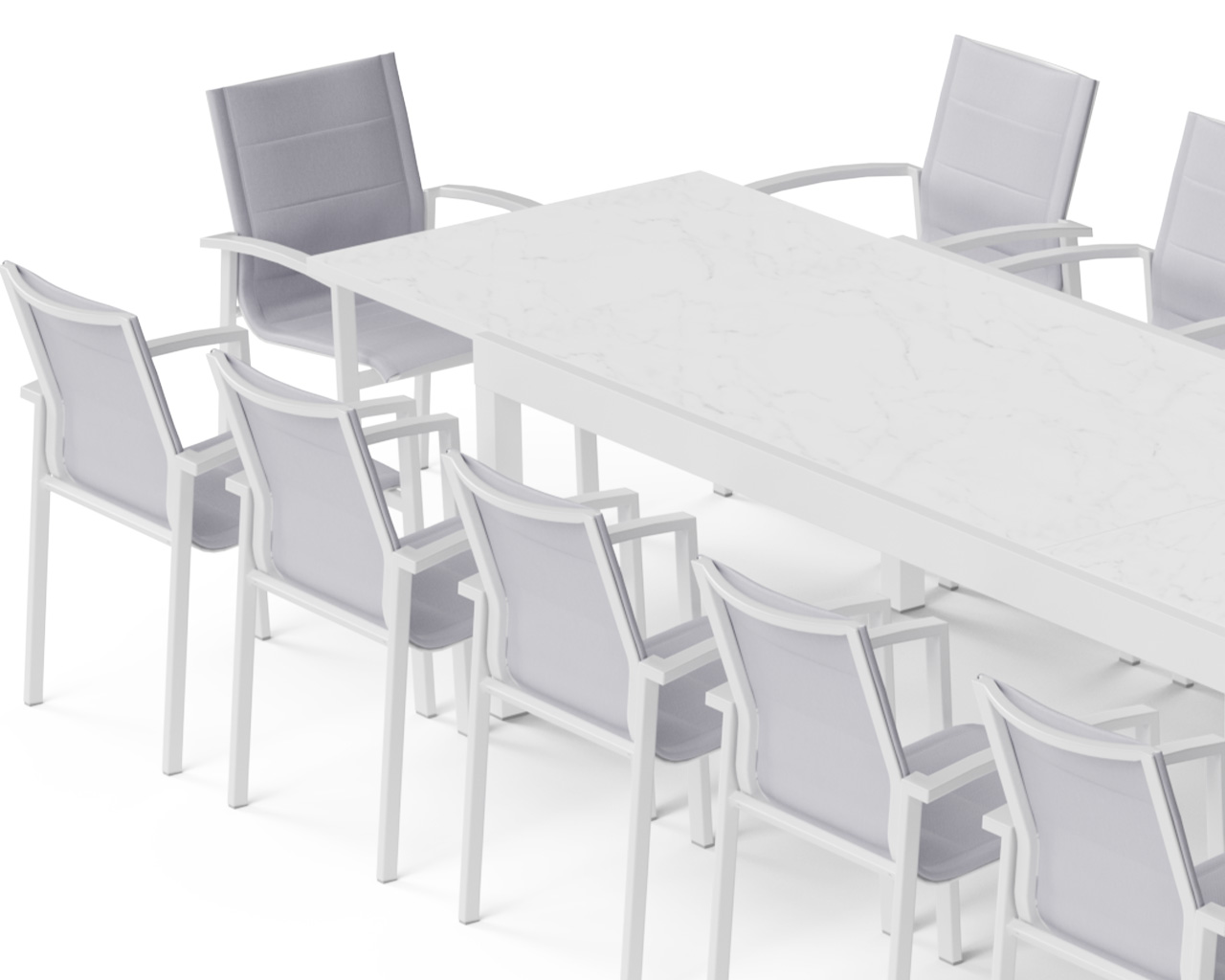 Boston-Sinta 13-Piece Extension Dining Setting, , hi-res image number null