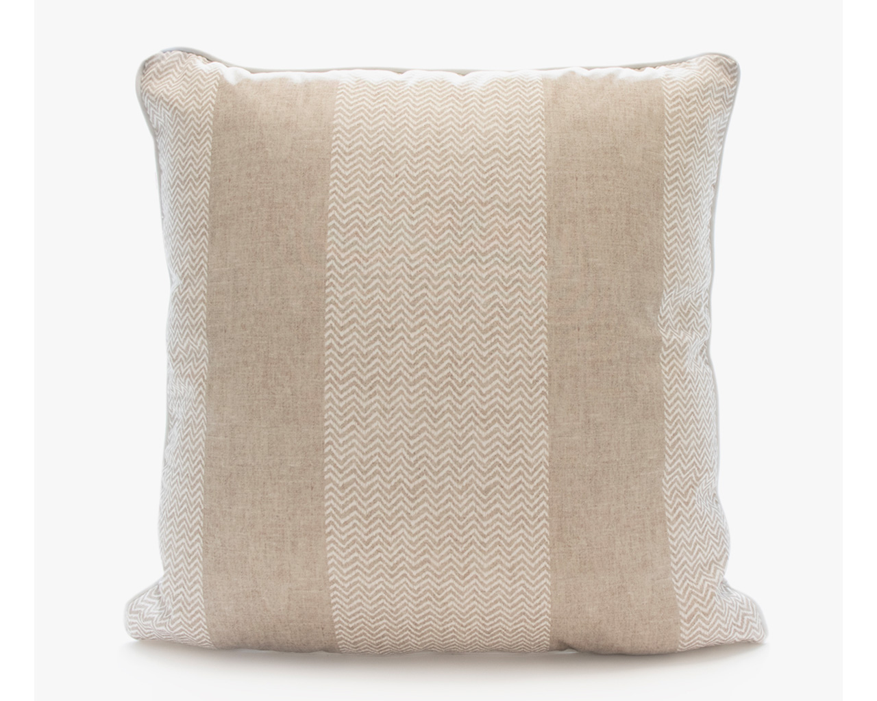 Madras Link Isla Stripe Natural Outdoor Cushion - 50x50cm, , hi-res image number null