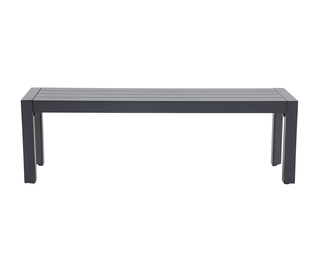 Jette 6 Seater Dining Bench Setting Bundle - Gunmetal Grey, Gunmetal Grey, hi-res image number null