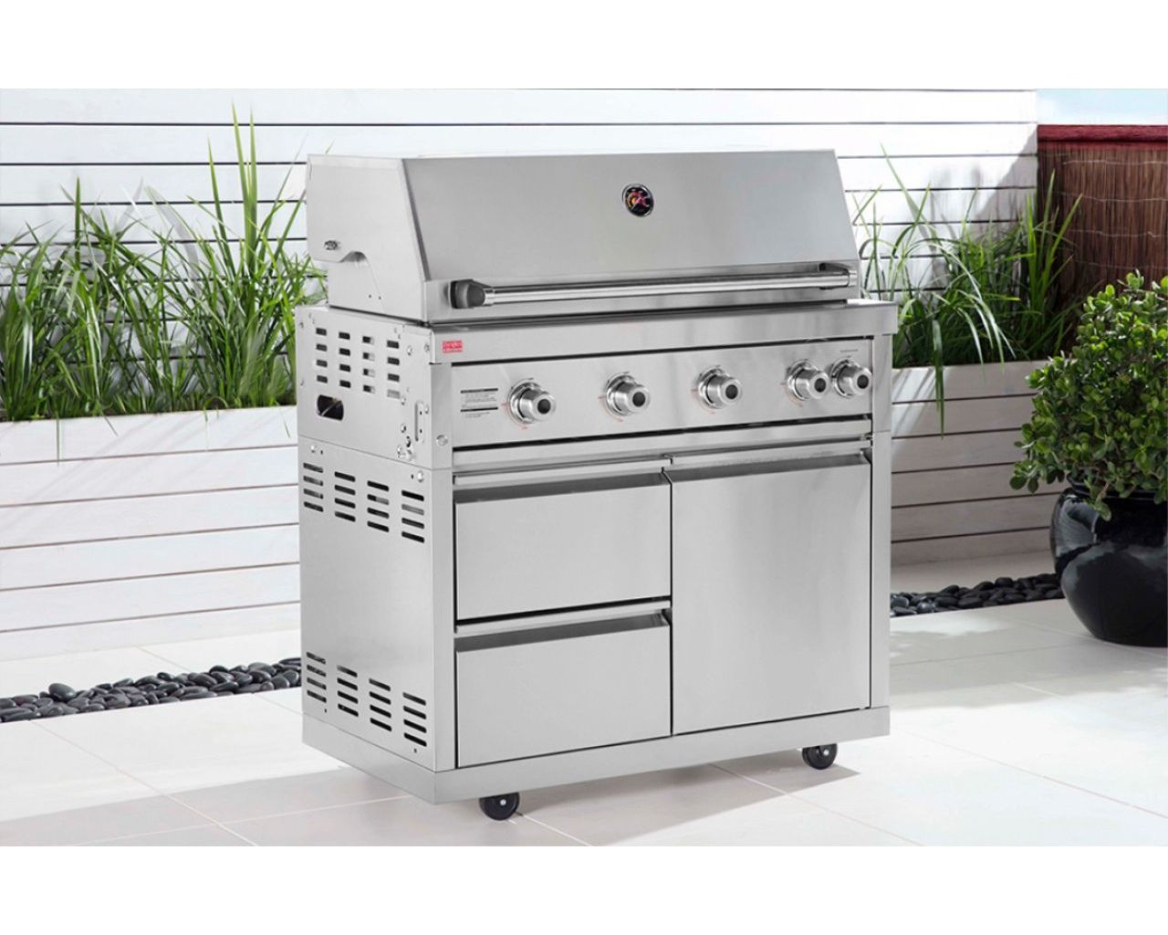 Ziegler & Brown Grand Turbo 4 Burner BBQ, , hi-res image number null