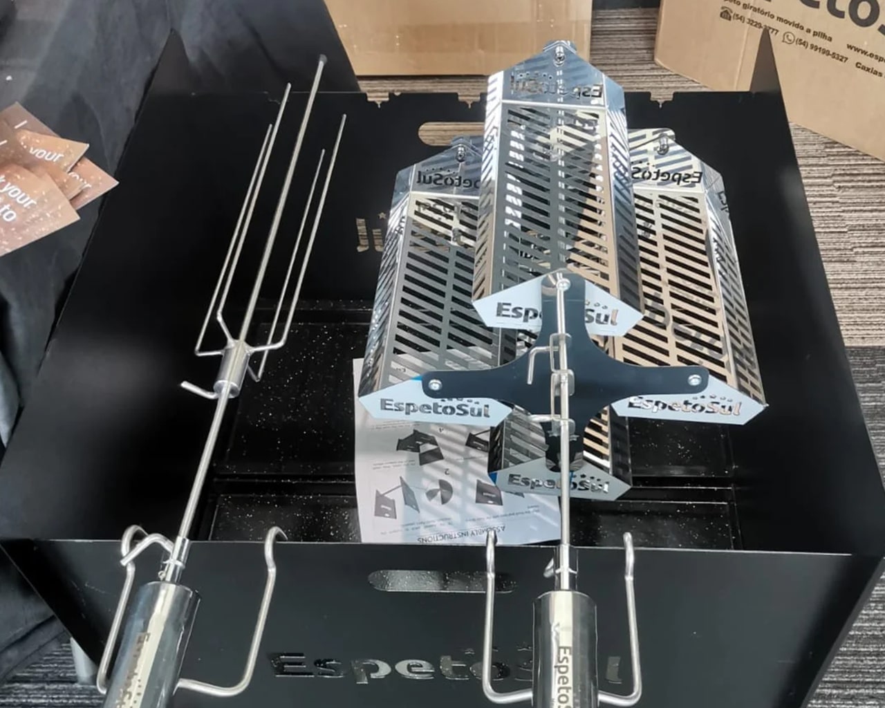 EspetoSul 4 Tray Carousel with Rotating Baskets, , hi-res image number null