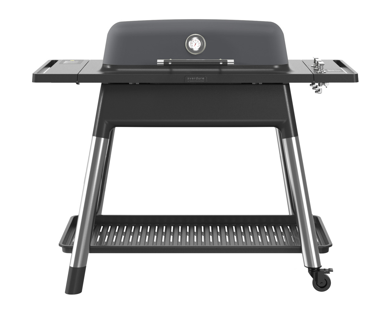 Everdure by Heston Blumenthal FURNACE 3 Burner BBQ with Stand (Matte Grey), Matte Grey, hi-res image number null