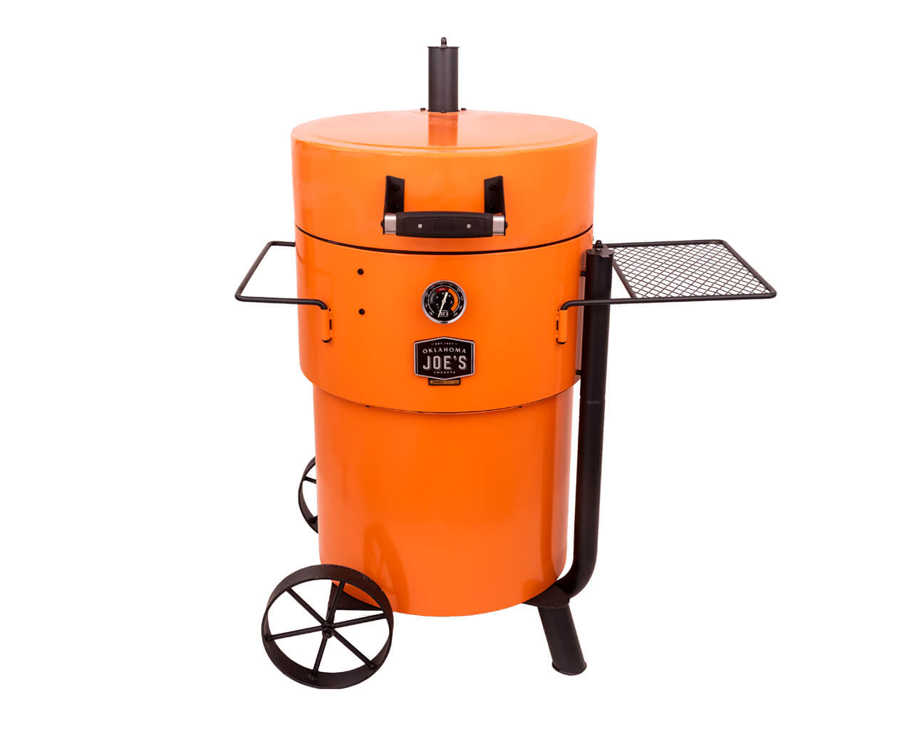 Oklahoma Joe’s Bronco Pro Drum Smoker - Orange, Orange, hi-res image number null