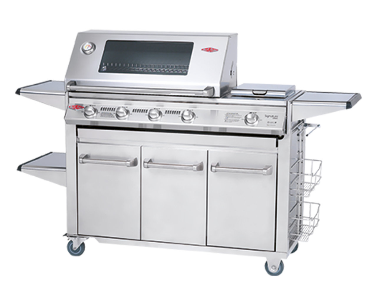 BeefEater Signature SL4000 5 Burner BBQ & Trolley With Side Burner, , hi-res image number null