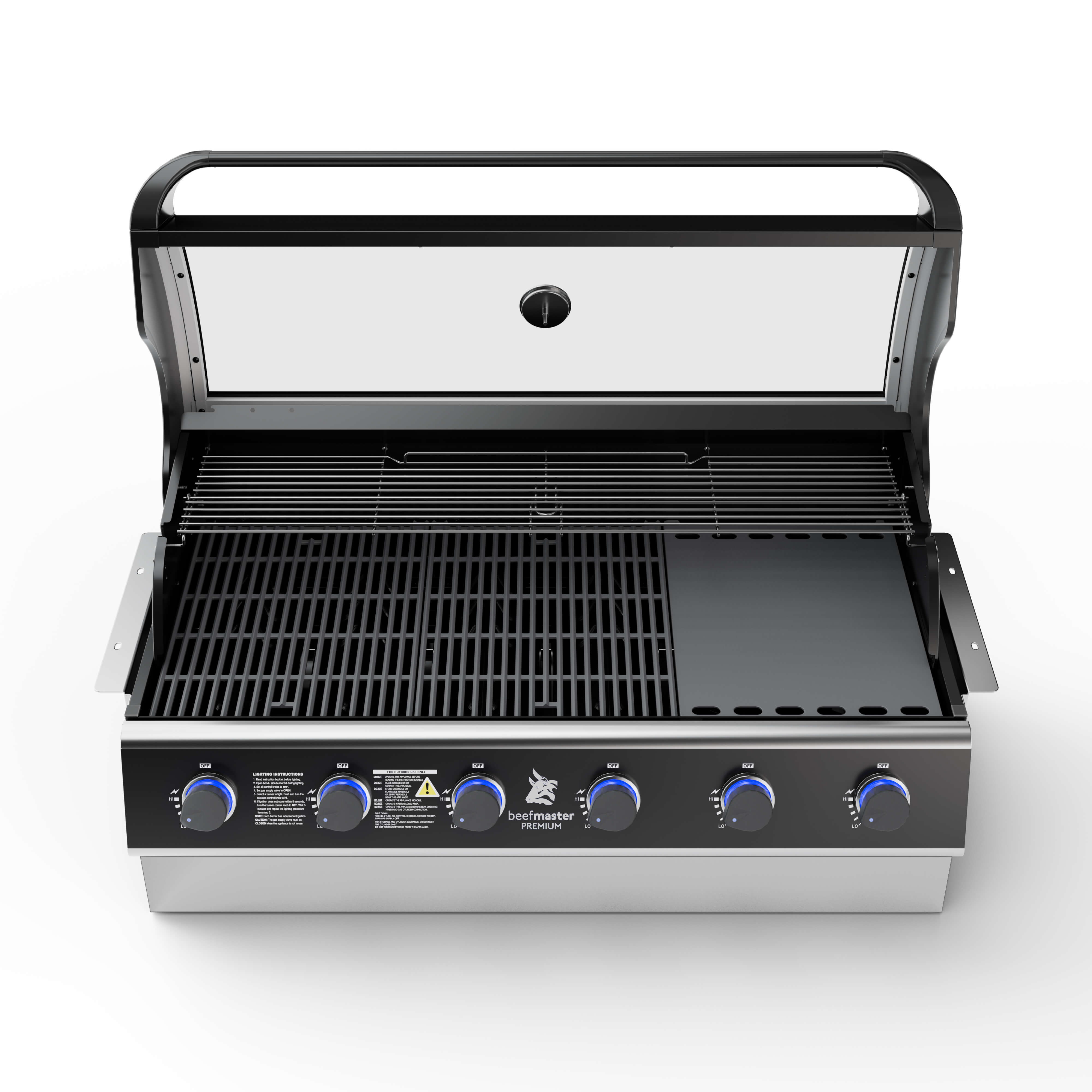 Beefmaster Premium T-Series 6 Burner Build-In BBQ, , hi-res image number null