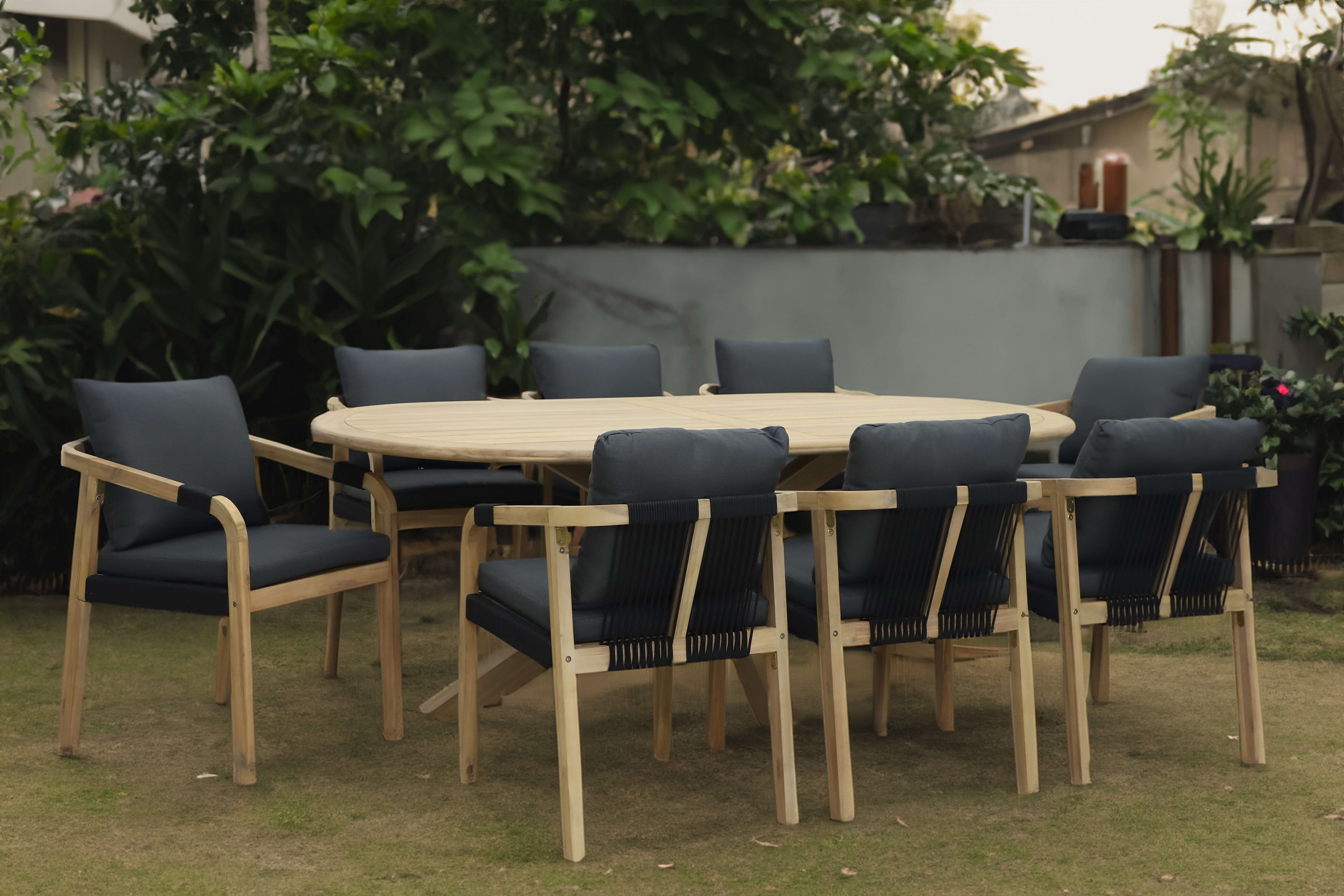 Buy Palade 9 Piece Dining Setting at Barbeques Galore.