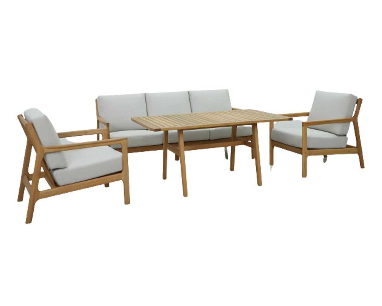 Jack 4 Piece Low Dining Setting, , hi-res image number null