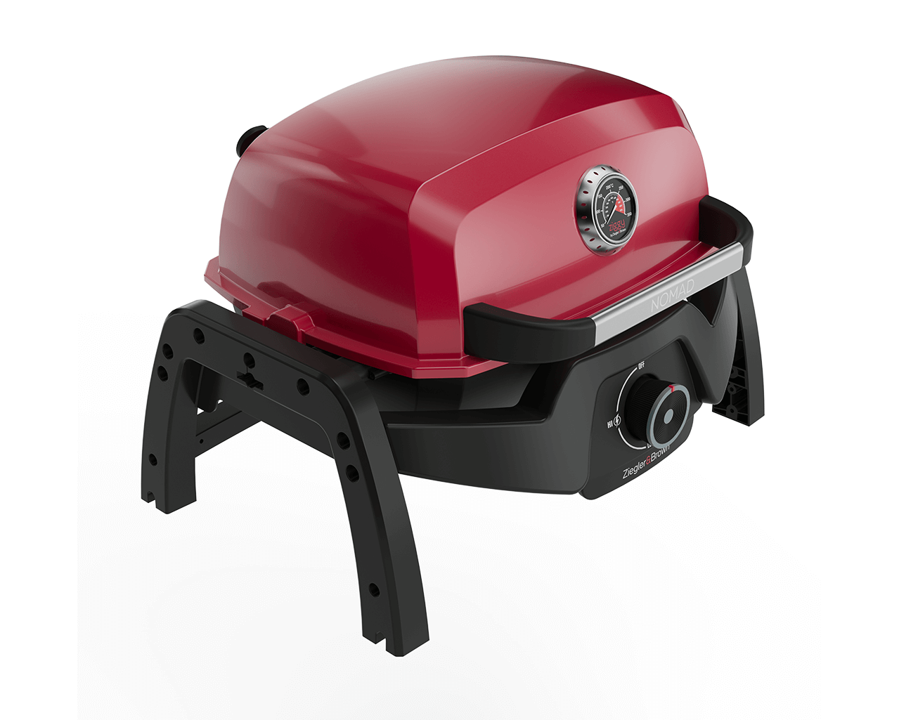 Ziggy Elite Nomad Single Burner Flame Failure BBQ - Chilli Red, , hi-res image number null