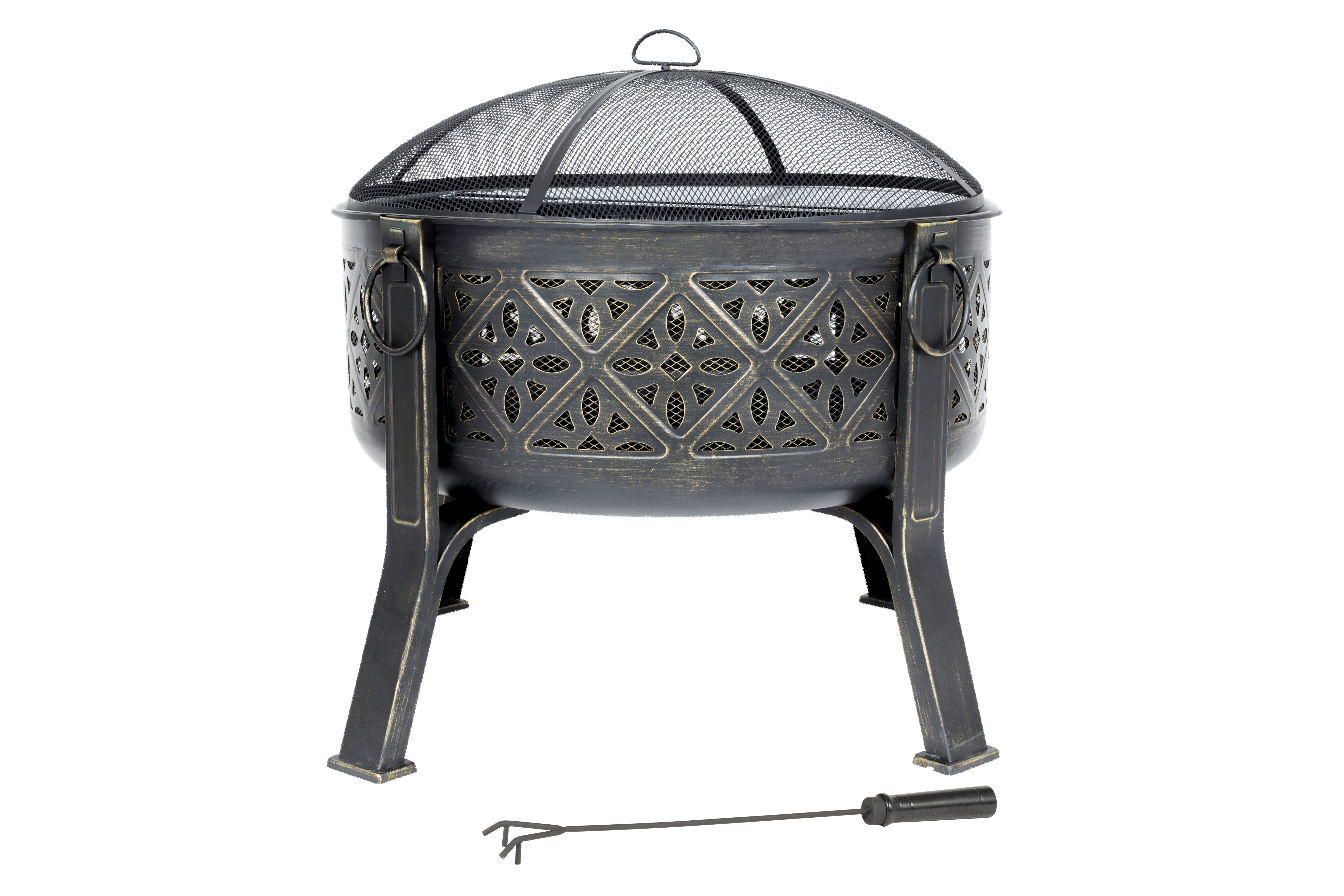 Moresque Moroccan 73cm Firepit with Grill, , hi-res image number null