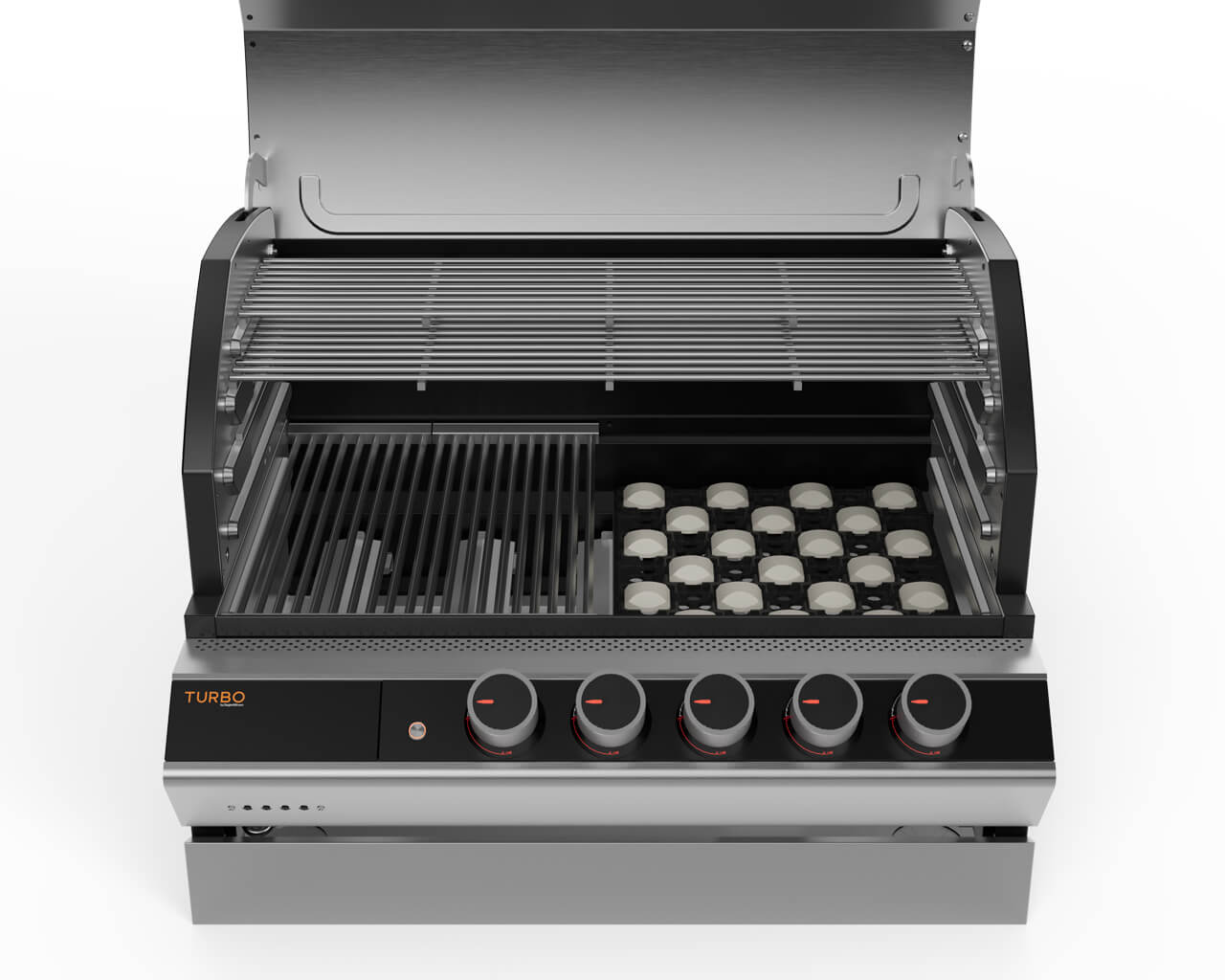 Ziegler & Brown Turbo Elite 5 Burner Build In BBQ (T Series)  (Table-Top without Brackets), , hi-res image number null