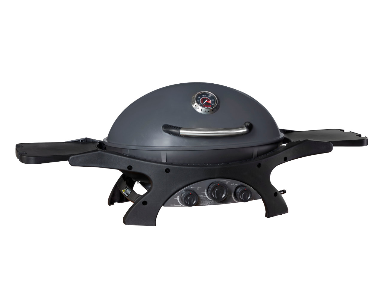 Ziggy Classic Triple Grill LPG BBQ (Gunmetal Grey), Gunmetal Grey, hi-res image number null