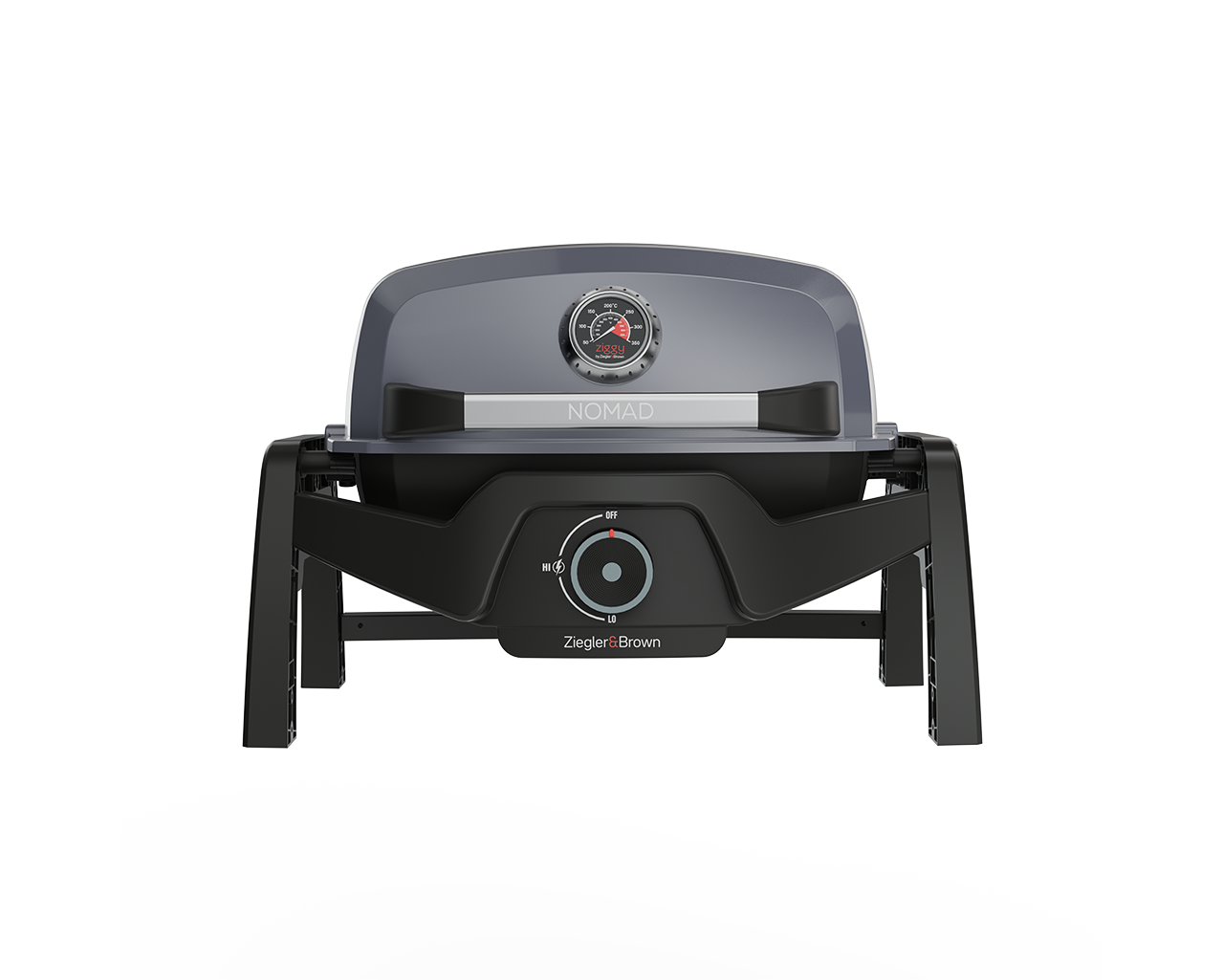 Ziggy Elite Nomad Single Burner Flame Failure BBQ - Gunmetal Grey, , hi-res image number null