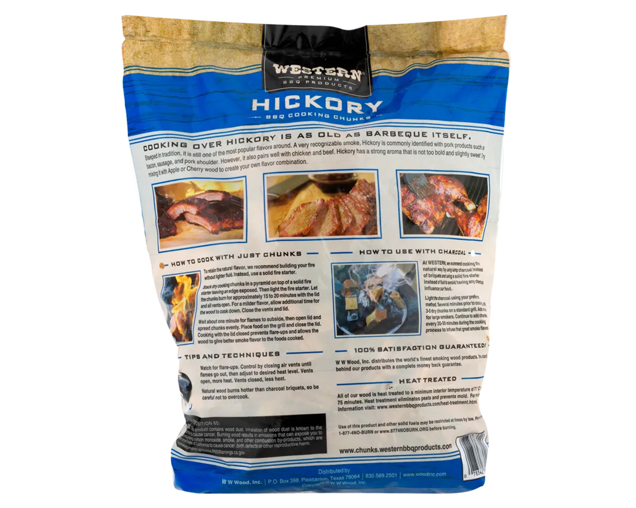 Western Premium Wood Smoking Chunks - Hickory, , hi-res image number null