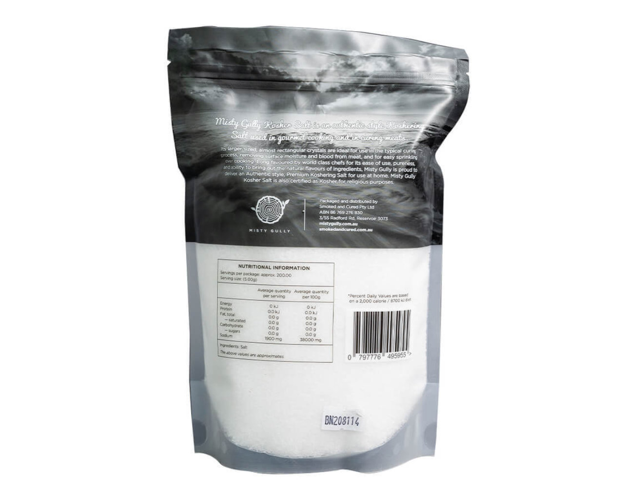 Misty Gully Kosher Salt 1kg, , hi-res image number null