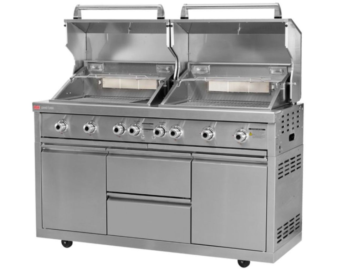 Ziegler & Brown Grand Turbo 6 Burner Roll-In on Cart L2-SERIES, , hi-res image number null