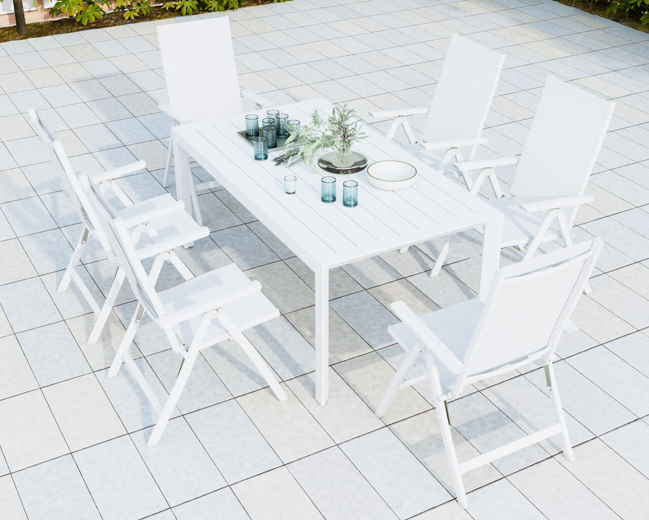 Frankie-Jette 7 Piece Dining Setting - Bone, , hi-res image number null