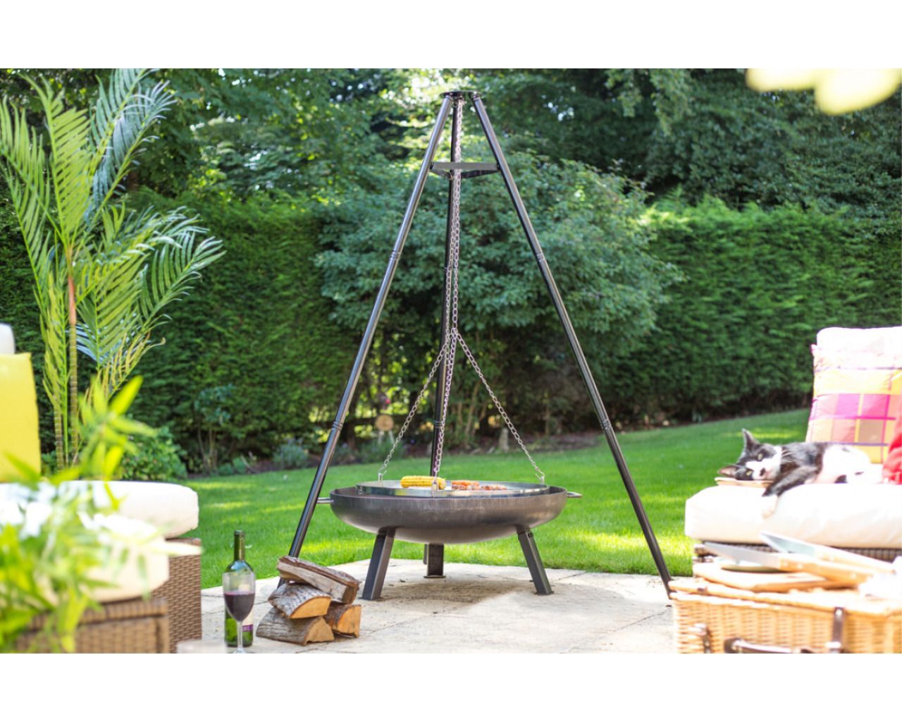 Tripod With Carry Bag & Grill, , hi-res image number null