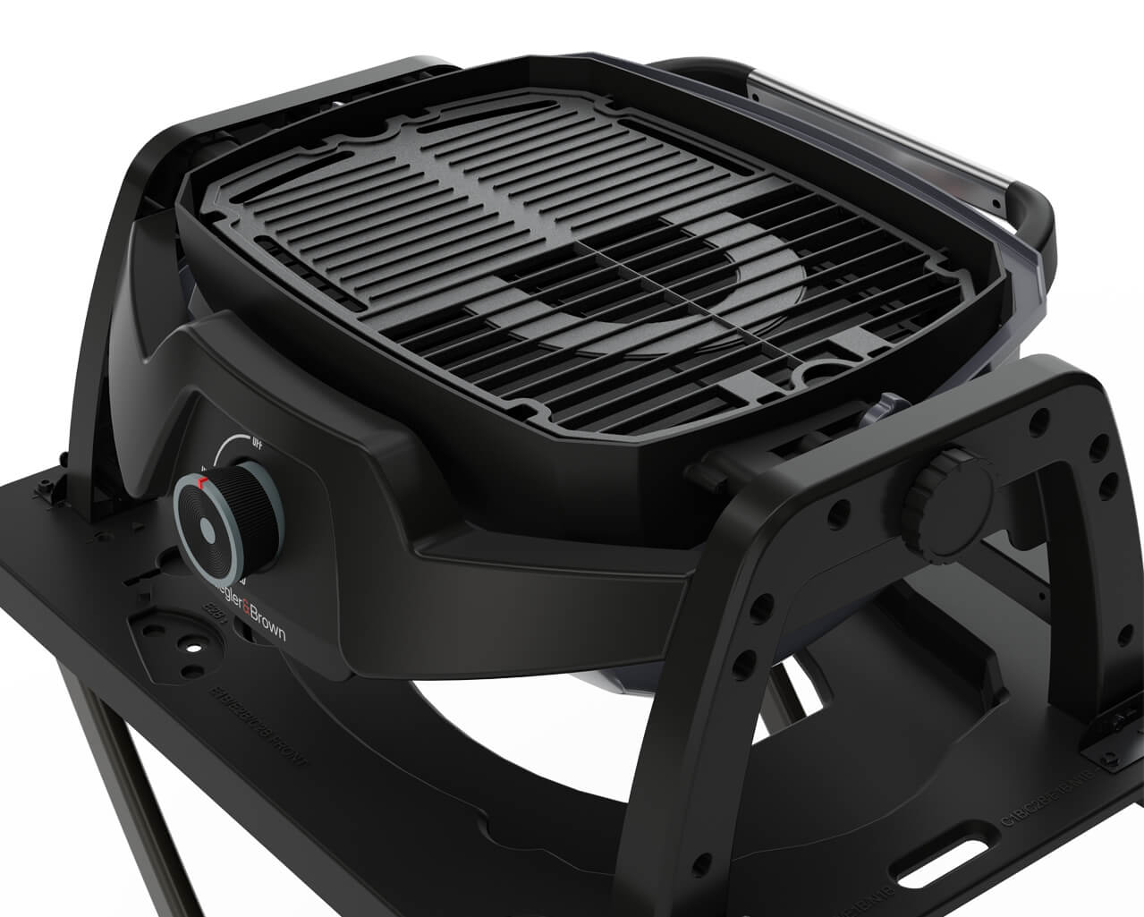 Ziggy Elite Nomad Single Burner Flame Failure BBQ plus Cart Bundle - Gunmetal Grey, , hi-res image number null