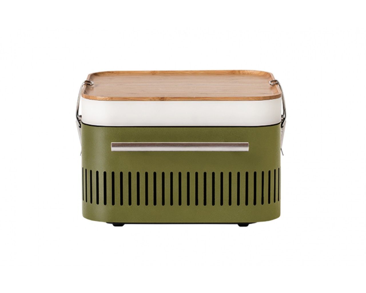 Everdure by Heston Blumenthal CUBE Charcoal Portable Barbeque - Khaki, Khaki, hi-res image number null