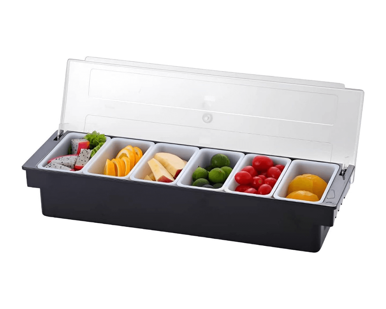 Arrosto Pizza Condiment Tray 6 Bowls, , hi-res image number null