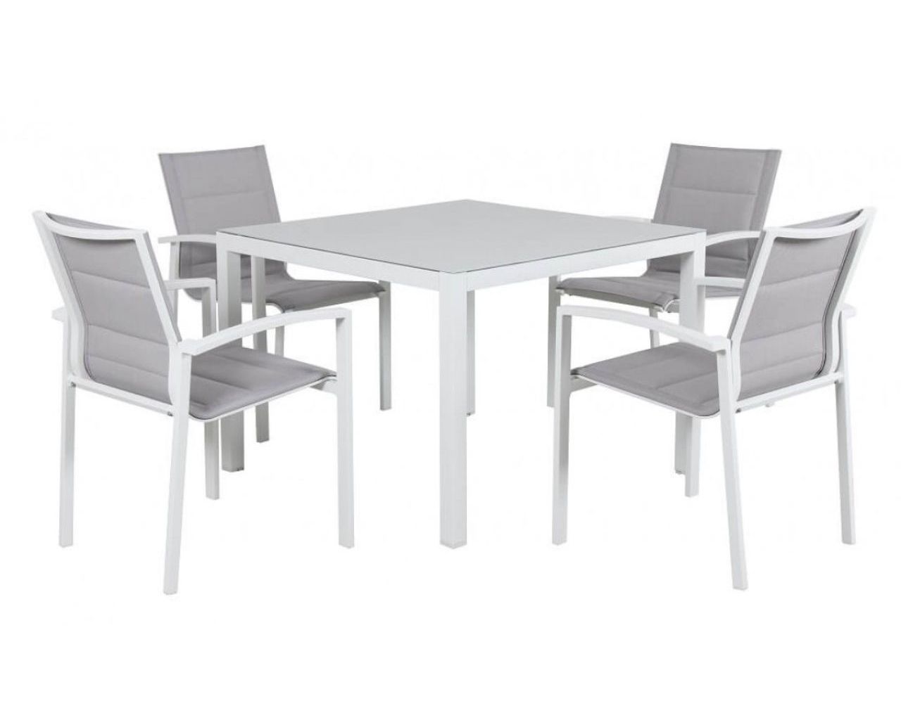 Boston 5 Piece Dining, White, small-swatch