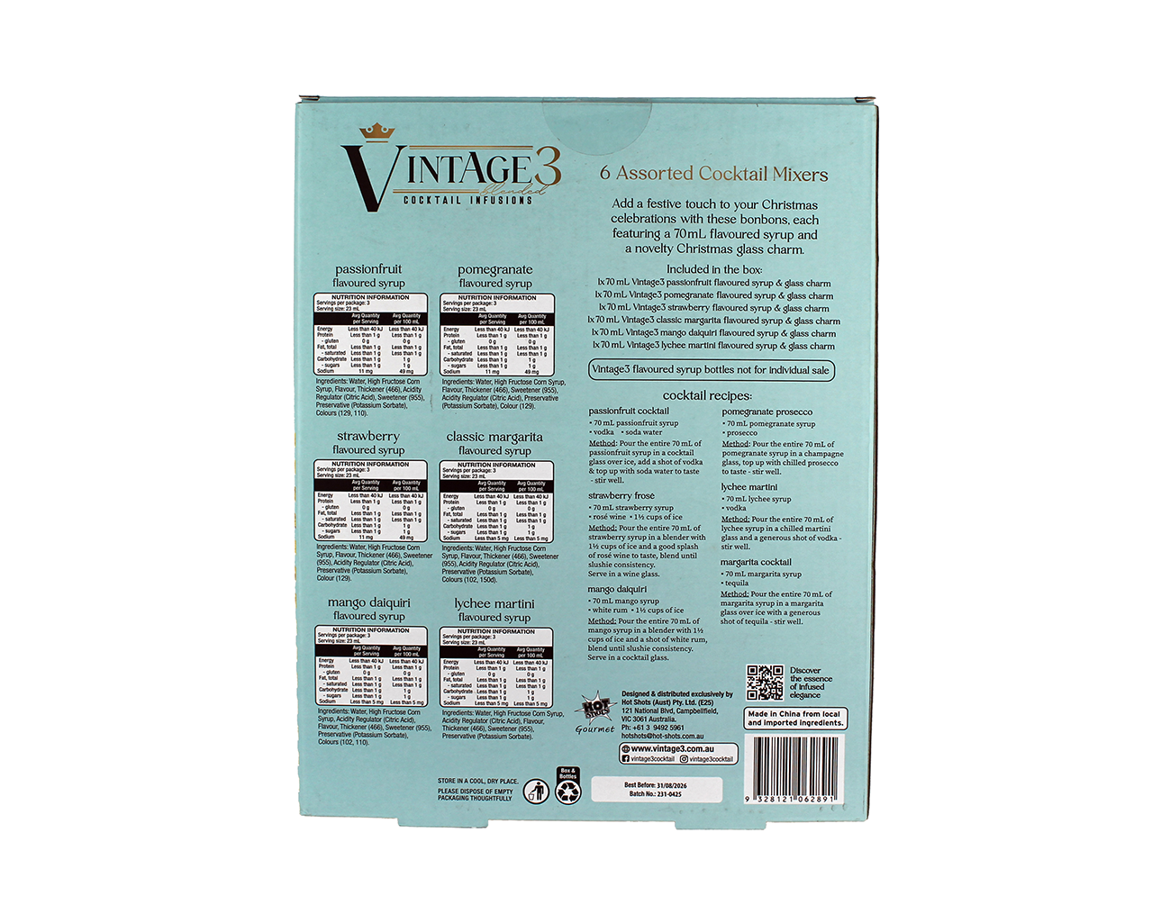 Vintage3 Cocktail Mix Bonbons, , hi-res image number null