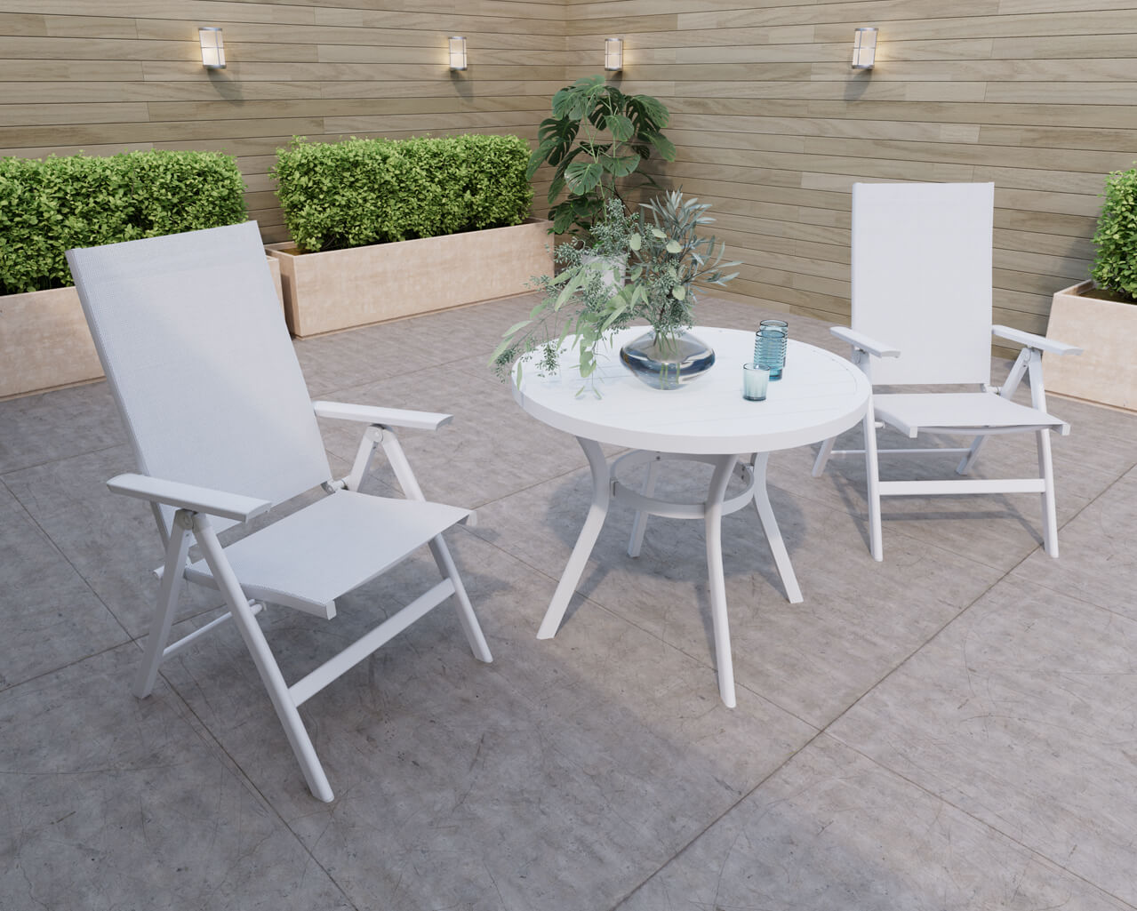 Frankie-Jette 3 Piece Chat Setting - Bone, , hi-res image number null