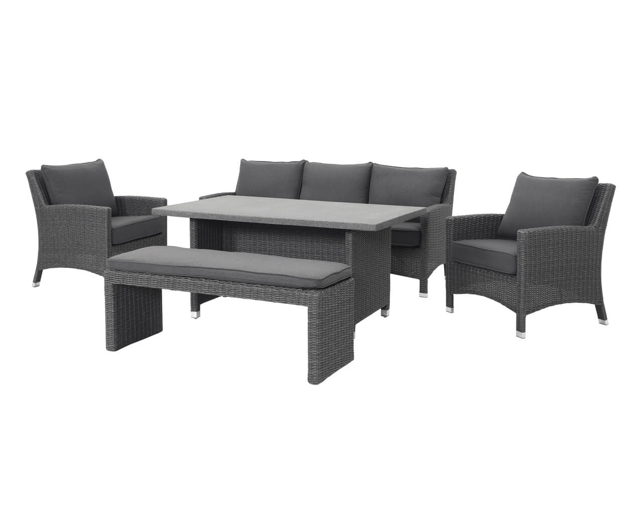 Avalon 5 Piece Low Dining Setting, , hi-res image number null