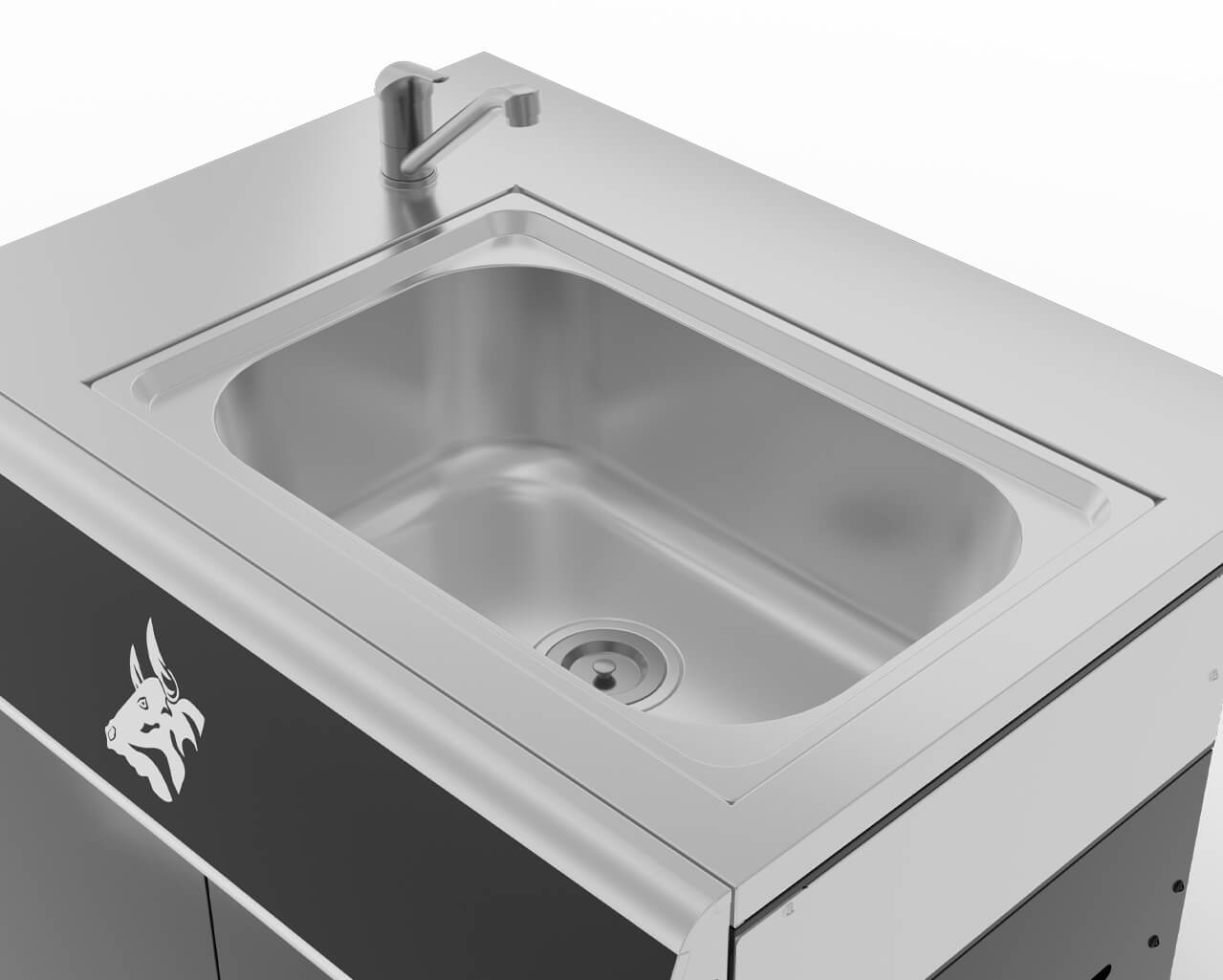 Beefmaster Premium Sink on Classic Cart, , hi-res image number null