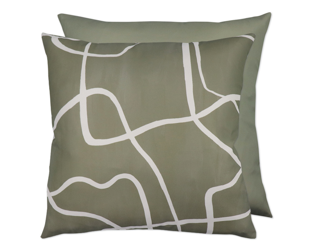 Squiggle Olive Cushion 50cm, , hi-res image number null