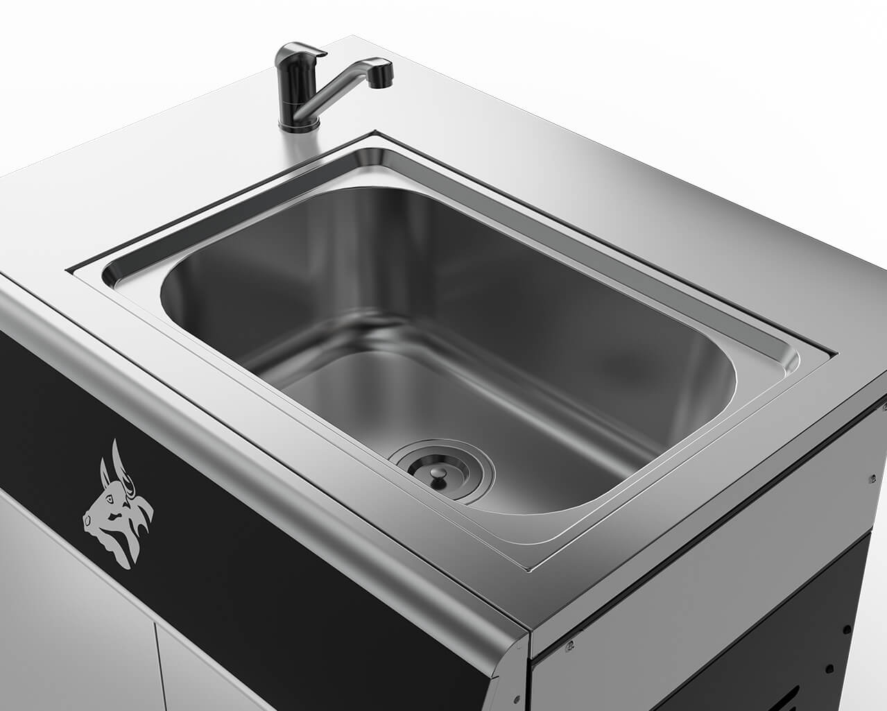 Beefmaster Premium Sink On Deluxe Cart, , hi-res image number null