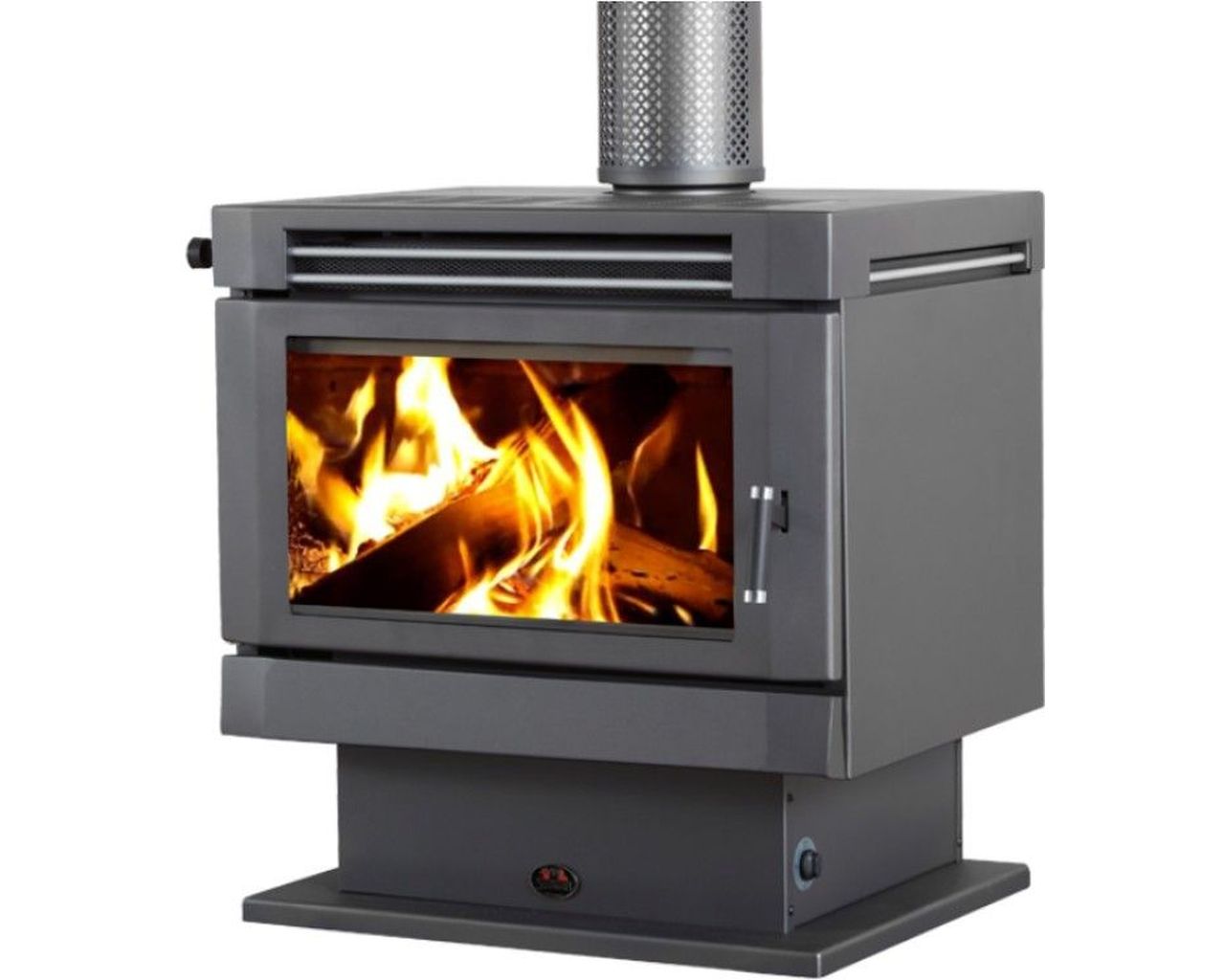 Saxon Mahogany Freestanding Wood Heater, , hi-res image number null