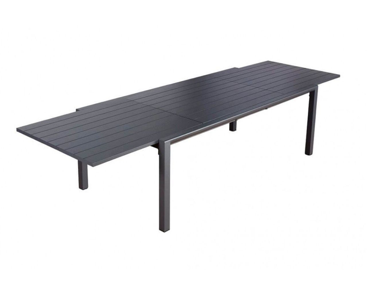 Gunmetal Grey Jette Dining Extension Table (220/340x104cm), , hi-res image number null