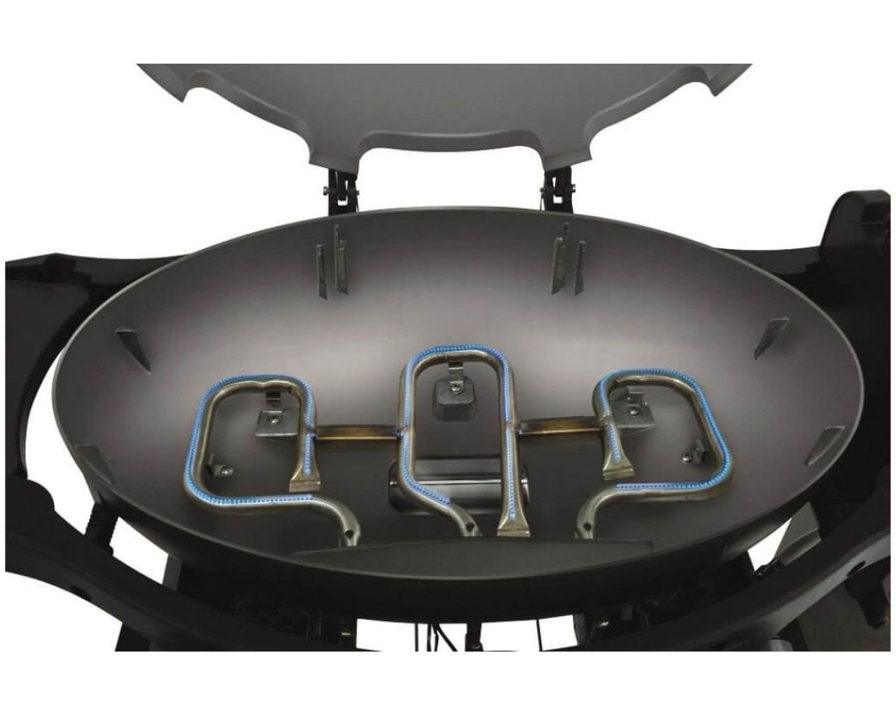 Ziggy Classic Triple Grill LPG BBQ on Cart (Gunmetal Grey), Gunmetal Grey, hi-res image number null